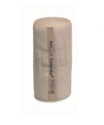 Compridur 12 cm x 5 meter, korte rek (50%) zwachtel - 5 stuks