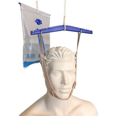 Cervicaal tractieapparaat - Glisson hoofdbandage - waterzak