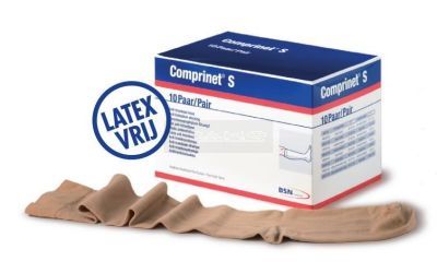 Comprinet-S beige trombo-embolie kniekous à 10 stuks