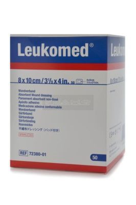 LeukoMed eilandpleister steriel 8 cm x 10 cm à 50 stuks