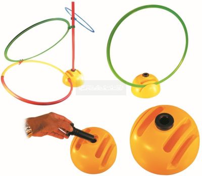 Multi-functioneel voetstuk voor hoepels en stokken Ø 23 cm