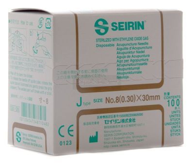 Seirin type J 0,30 mm x 30 mm à 100 stuks