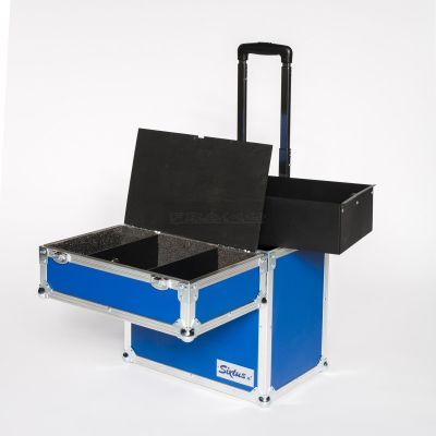 Sixtus Flightcase "Bag" met trolley 41 cm x 26,5 cm x 46 cm