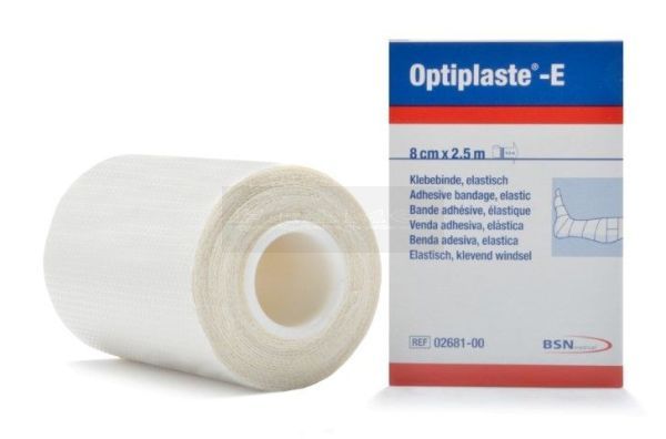 Optiplaste-E 8 cm x 4,5 meter per stuk verpakt