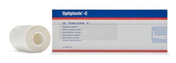 Optiplaste-E 8 cm x 4,5 meter grootverpakking à 12 stuks