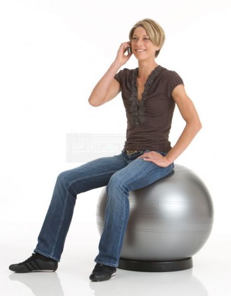 Togu premium powerbal ABS oefenbal 55 cm zilver