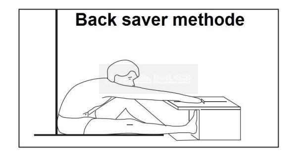 Baseline sit and reach test box, voor flexibiliteitsmeting back saver methode