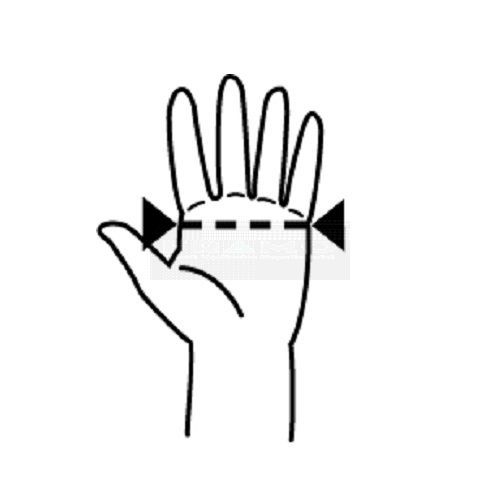 TG kant en klaar verband handschoen 100% ongebleekt katoen