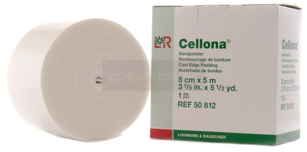 Cellona zelfklevend randpolstervilt 8 cm x 5 meter 2 mm wit