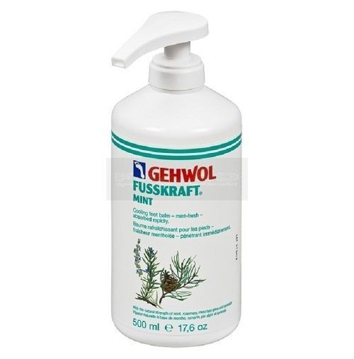 Gehwol fusskraft mint met pomp 500 ml