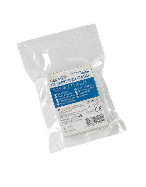 HEKA compressed gauze - wondgaaskompres steriel
