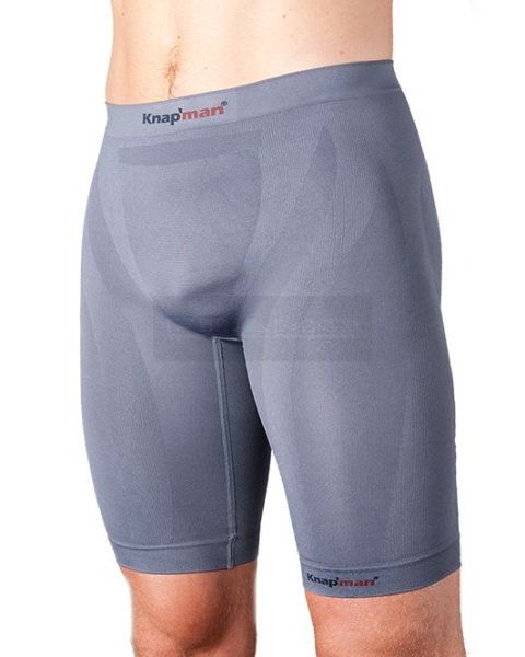 Knapman Zoned 45% compressie broek heren grijs