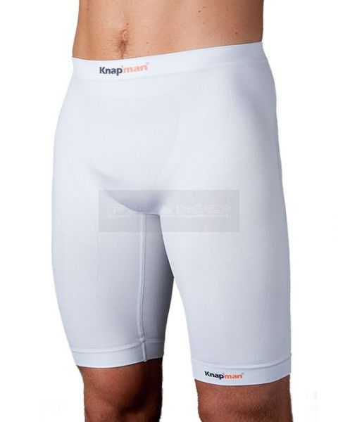 Knapman Zoned 45% compressie broek heren wit