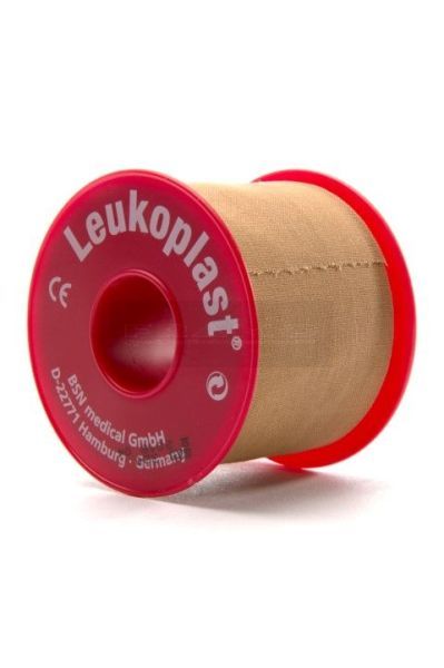 Leukoplast beige fixatiepleister 5 cm x 9,2 meter