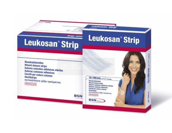 Leukosan hechtstrips 12 mm x 100 mm 10 x 6 strips