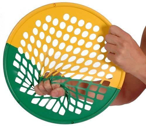 Power-Web duo senior handtrainer Ø 36 cm geel - groen