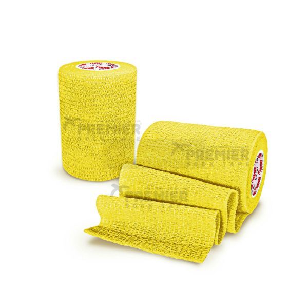 Premier socktape ProWrap sokkenbandage - kousenbandage 7,5 cm geel