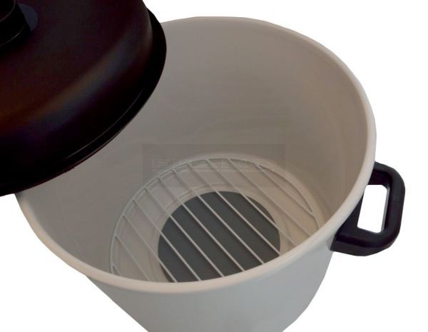 Packheater met bodemrooster temperatuur regelbaar 50-95°C (27 liter) open