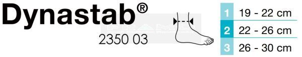 Thuasne DynaStab Malleo enkelbrace maattabel