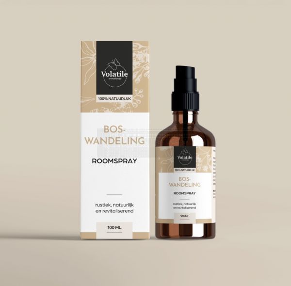 Volatile roomspray boswandeling 100 ml met Ceder en Sandelhout