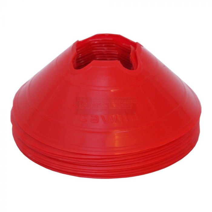 Vloermarkers, markeerschijven H6 cm Ø20 cm rood à 10 stuks