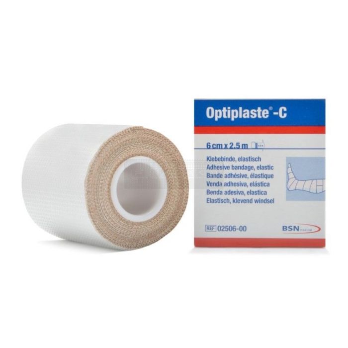 Optiplaste-C 6 cm x 4,5 meter per stuk verpakt