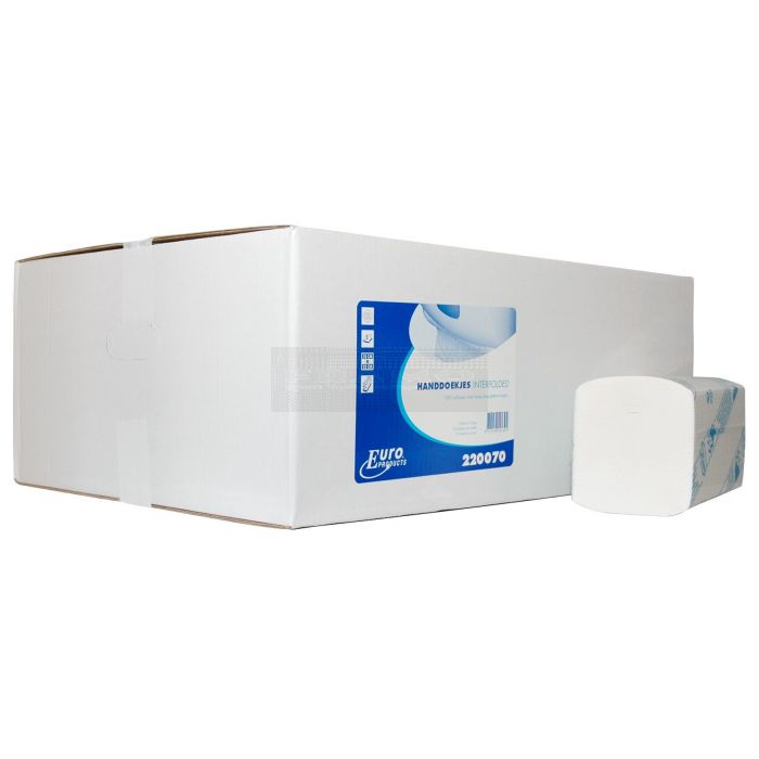 Handdoekpapier 2 laags recycled Z-vouw à 20 x 190 vel