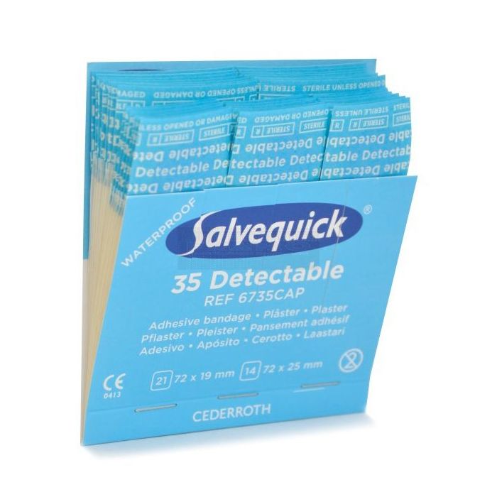 Salvequick 6735 navulling detectable 1 x 35 stuks