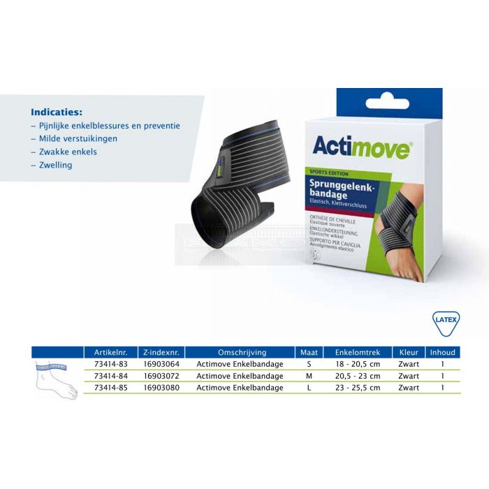 Actimove elastische enkelbandage