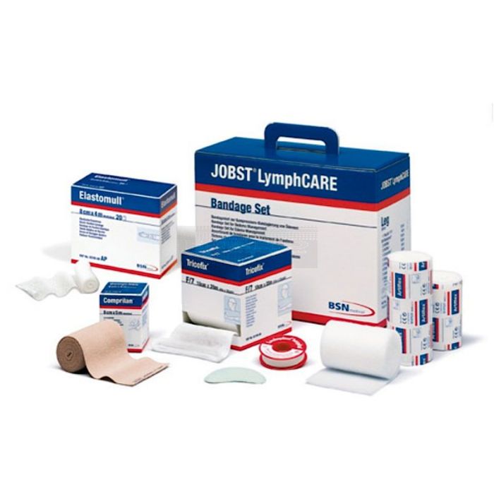 Jobst LymphCARE kit onderbeen complete set producten voor compressietherapie bij lymfoedeem