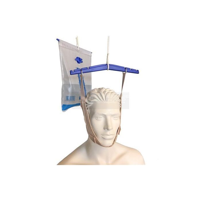 Cervicaal tractieapparaat - Glisson hoofdbandage - waterzak 00