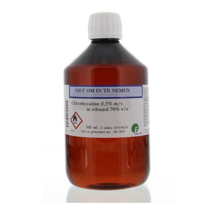Chloorhexidine 0,5% - 70% alcohol desinfectie flacon 500 ml