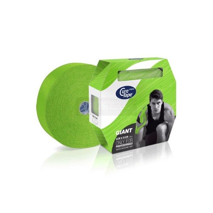 CureTape sports Giant 5 cm x 31,5 meter wrs lime