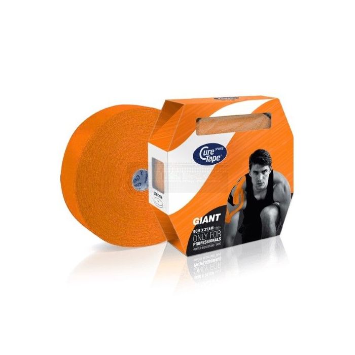 CureTape sports Giant 5 cm x 31,5 meter wrs oranje