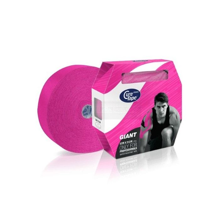 CureTape sports Giant 5 cm x 31,5 meter wrs roze