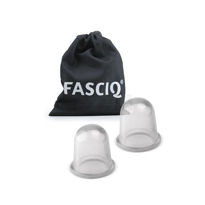 FASCIQ - Cupping siliconen cups 2 x Small Ø 5,5 cm x 5,5 cm