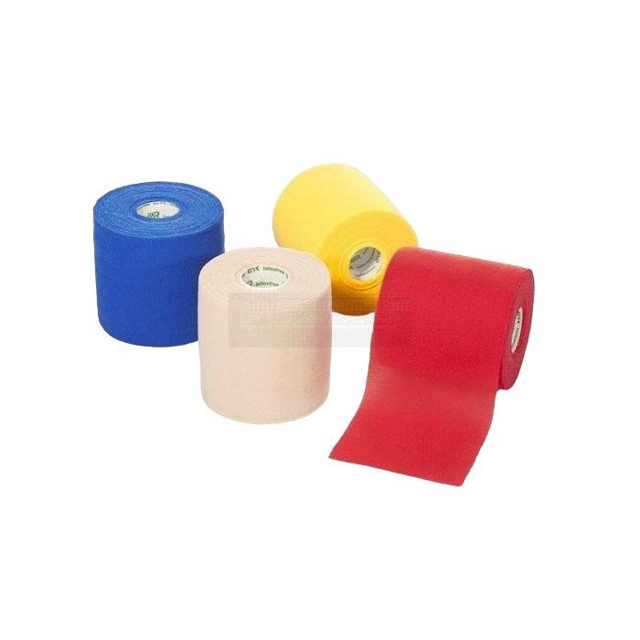 Haftelast fixatiewindsel latexvrij 8 cm x 20 meter blauw