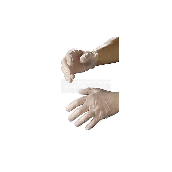 Vinyl handschoenen Large per paar verpakt