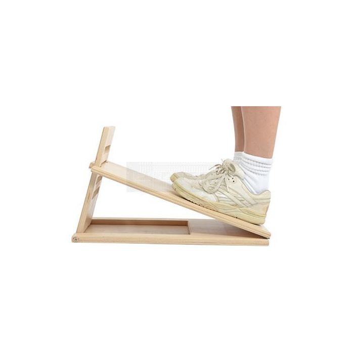 Incline board hout, verstelbaar in 4 standen 10°, 15°, 20° en 25°