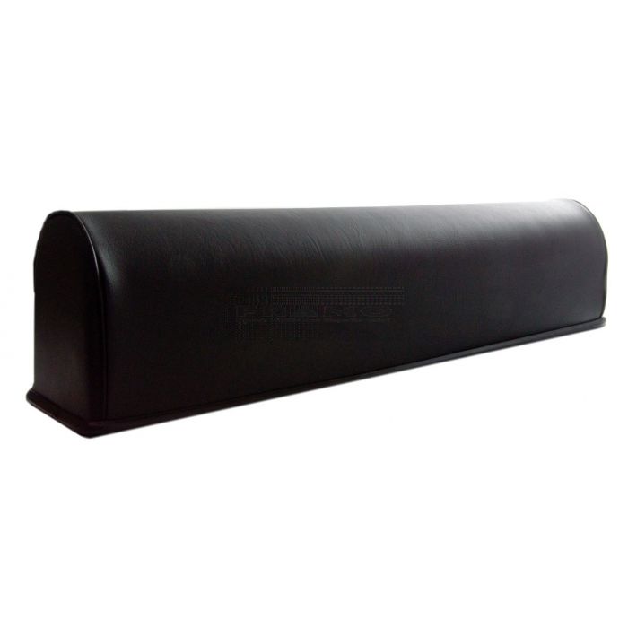 Massagerol halfrond 70 cm x 17 cm x 17 cm zwart scheef