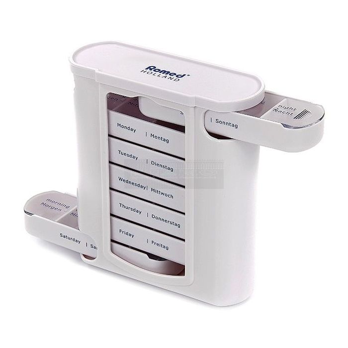 Medicatiedispenser duidelijke weekverdeling (7 dagen)