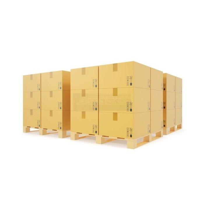 Mini Euro Cellulose Poetsrol papier 20 cm x 120 meter doos à 12 stuks pallet