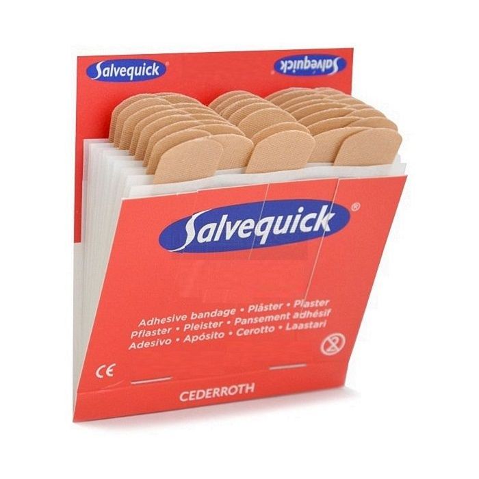 Salvequick 6496 vingerstrips 120 x 20mm à 6 x 30 stuks
