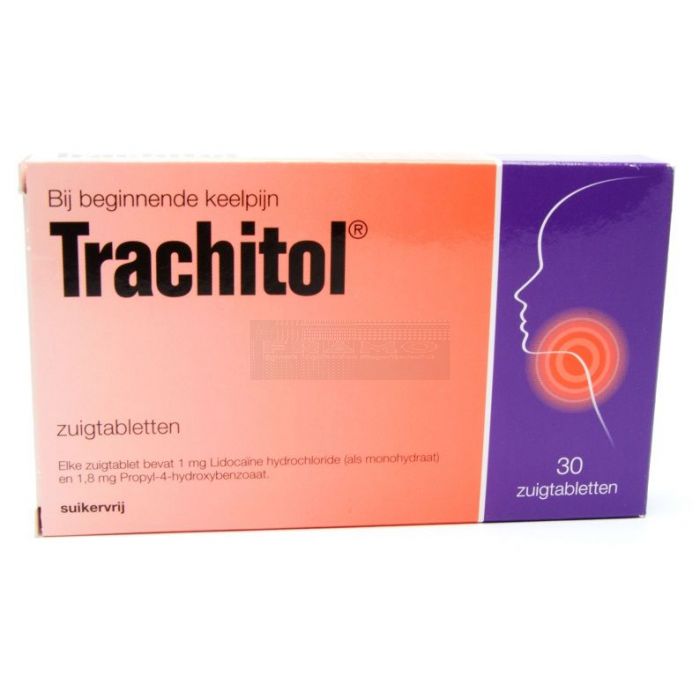 Trachitol zuigtablet à 30 stuks werken effectief bij beginnende keelpijn