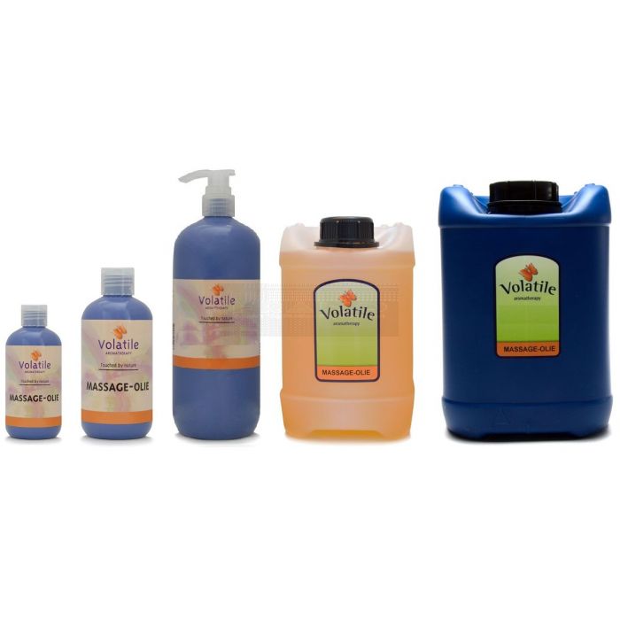 Volatile vitaliteit massage olie 100 ml, 250 ml, 1000 ml, 2500 ml, 5000 ml