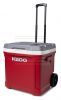 Igloo koelbox Latitude 60 roller / 56 liter rood