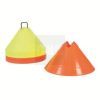 Trainingcones, vloermarkers, markeerschijven H15 cm Ø30 cm set à 20 stuks