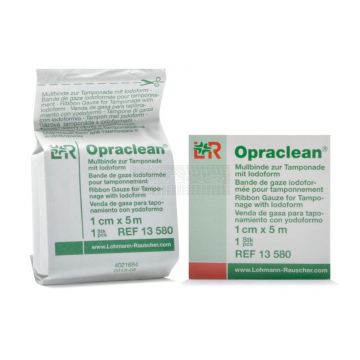 Opraclean Gaasverband met Jodoform 1 cm x 5 meter