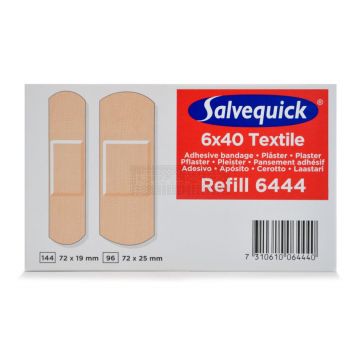 Salvequick 6444 navulling textiel 6 x 40 stuks
