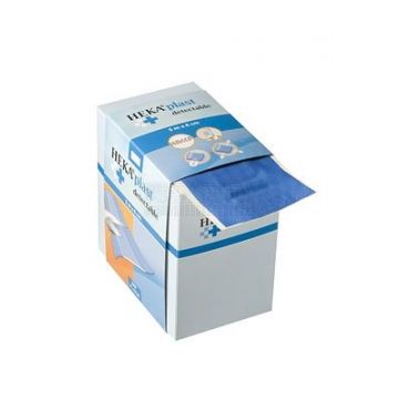 Wondpleister HACCP 8 cm x 5 meter blauw - uitstekende kwaliteit - Horeca pleister - keuken - schaafwond - snijwond